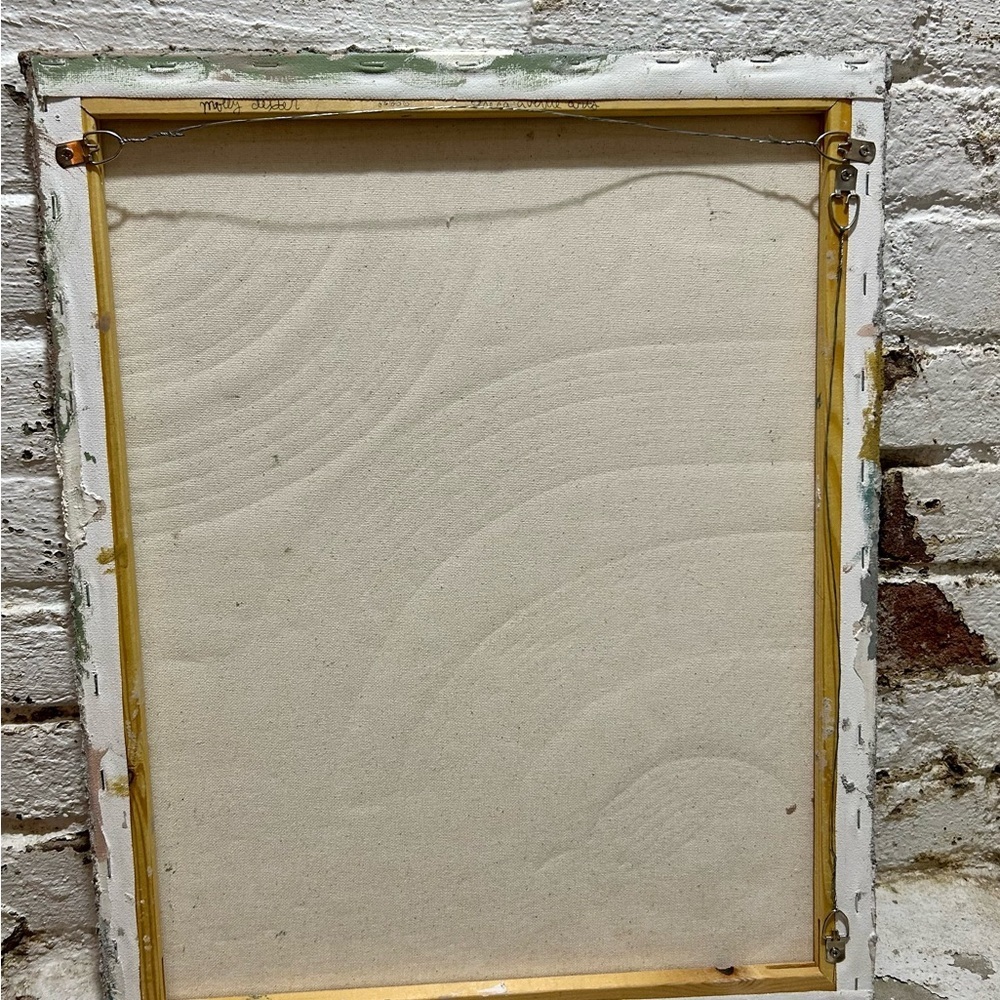 Concrete Geometric Painting on Canvas by Molly Dexter, Seneca Avenue Arts. - Picture 7 of 9